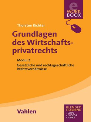 cover image of Grundlagen des Wirtschaftsprivatrechts